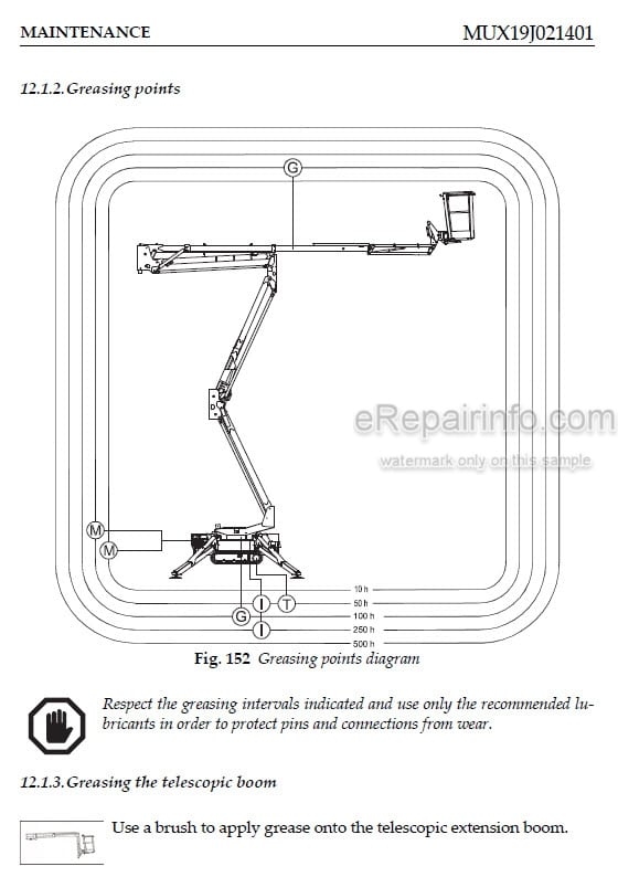 Photo 5 - JLG X19J Operator Safety Maintenance Service Manual Boom Lift