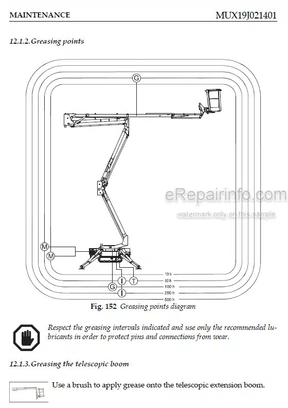 Photo 5 - JLG X19J Operator Safety Maintenance Service Manual Boom Lift
