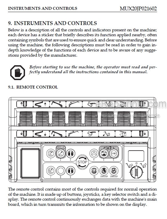 Photo 5 - JLG X20J PLUS Operator Safety Maintenance And Service Manual Boom Lift