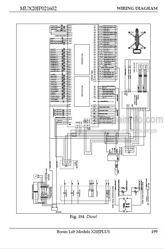 Photo 4 - JLG X20J PLUS Operator Safety Maintenance And Service Manual Boom Lift