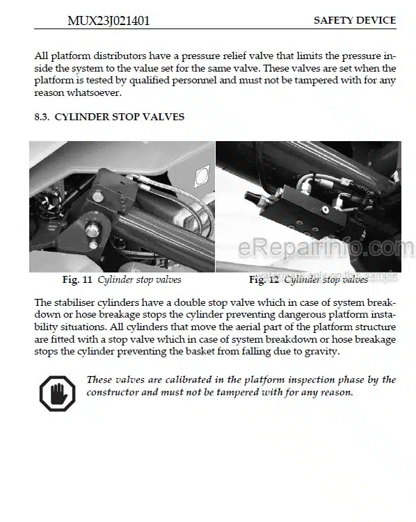 Photo 7 - JLG X20J PLUS Operator Safety Maintenance And Service Manual Boom Lift