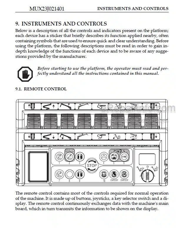 Photo 5 - JLG X23J Operator Safety Maintenance Service Manual Boom Lift