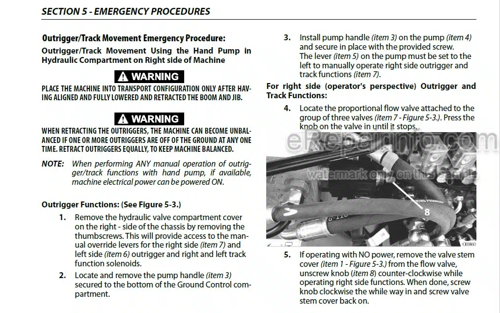 Photo 1 - JLG X430AJ Operation And Safety Manual Boom Lift