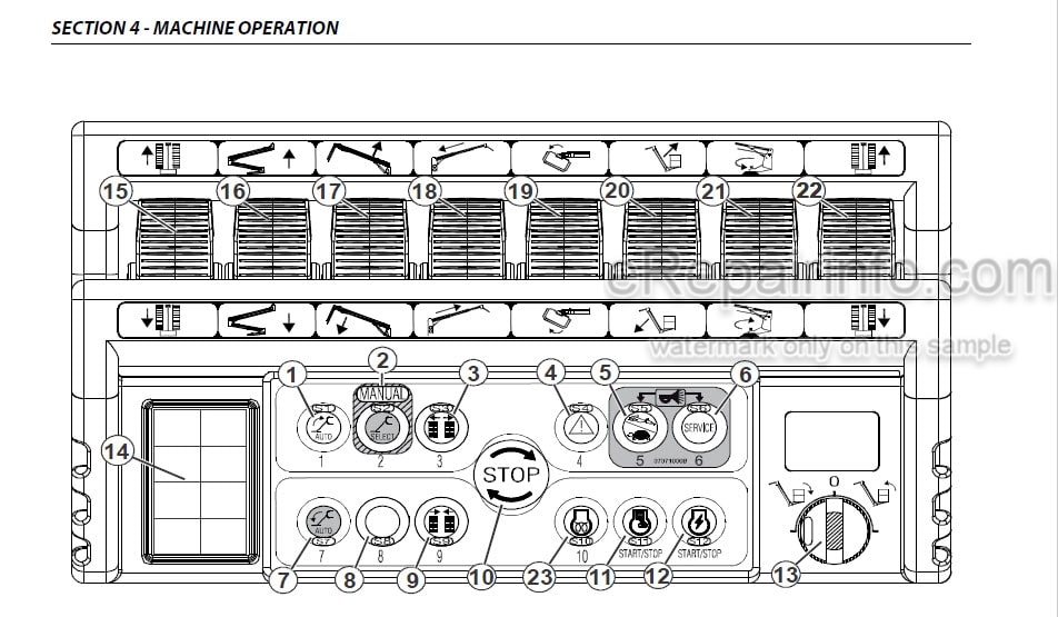 Photo 4 - JLG X500AJ Operation And Safety Manual Boom Lift 3121636