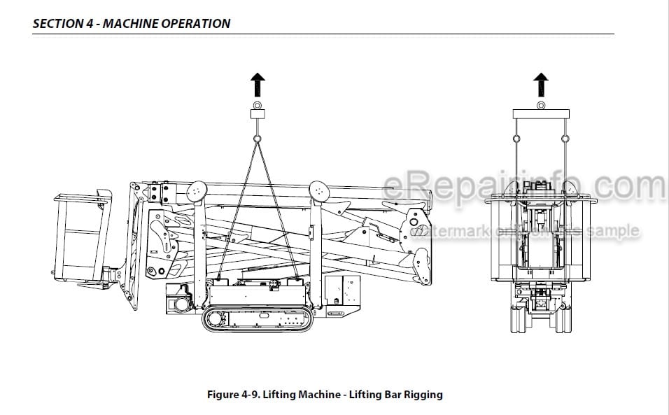 Photo 4 - JLG X600AJ Operation And Safety Manual Boom Lift