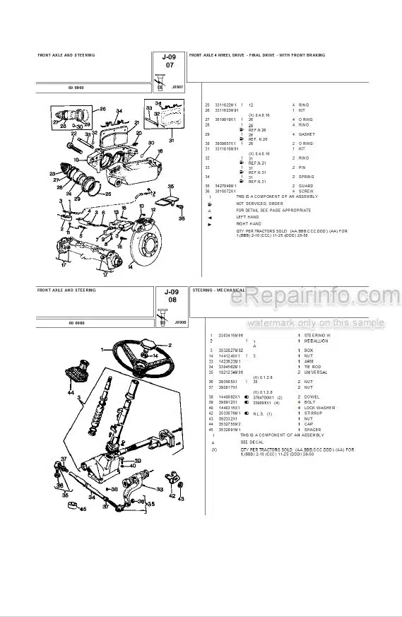 Photo 12 - Landini 6060 Parts Catalog Tractor