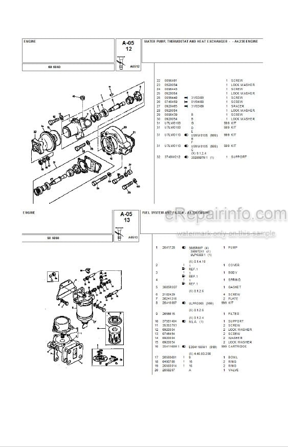 Photo 4 - Landini 6860 Parts Catalog Tractor