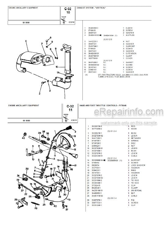 Photo 4 - Landini 9060 Parts Catalog Tractor