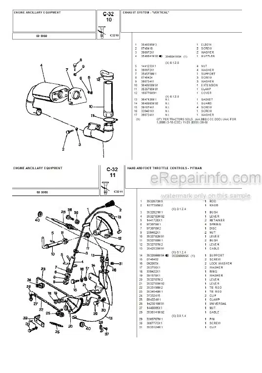 Photo 4 - Landini 9060 Parts Catalog Tractor