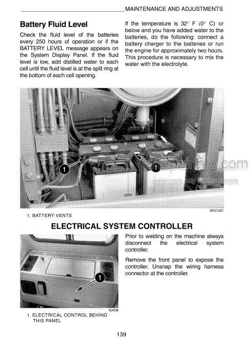 Photo 6 - Case 1280B Operators Manual Excavator 9-9890