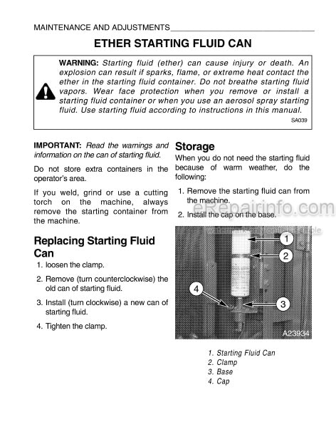 Photo 10 - Case 9040B Operators Manual Excavator