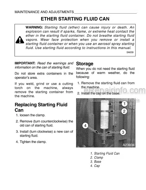 Photo 10 - Case 9040B Operators Manual Excavator