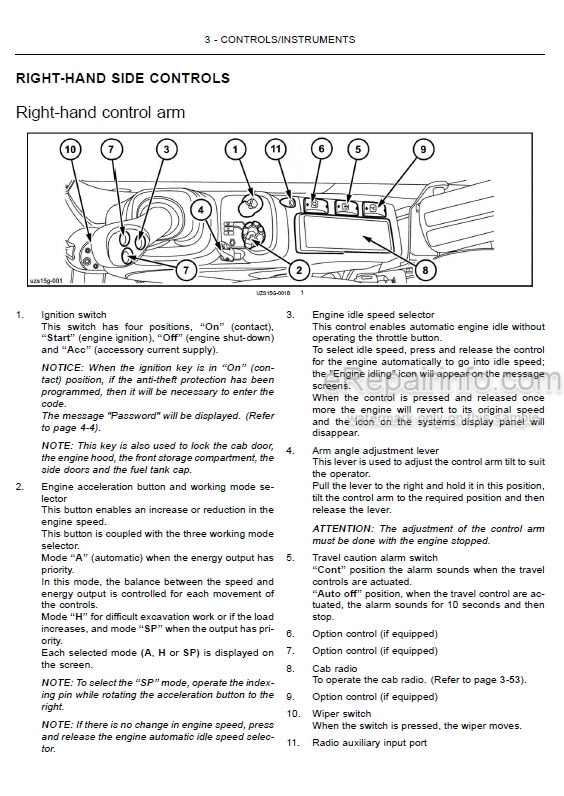 Photo 4 - Case CX130C Tier 4 Operators Manual Crawler Excavator 84604519