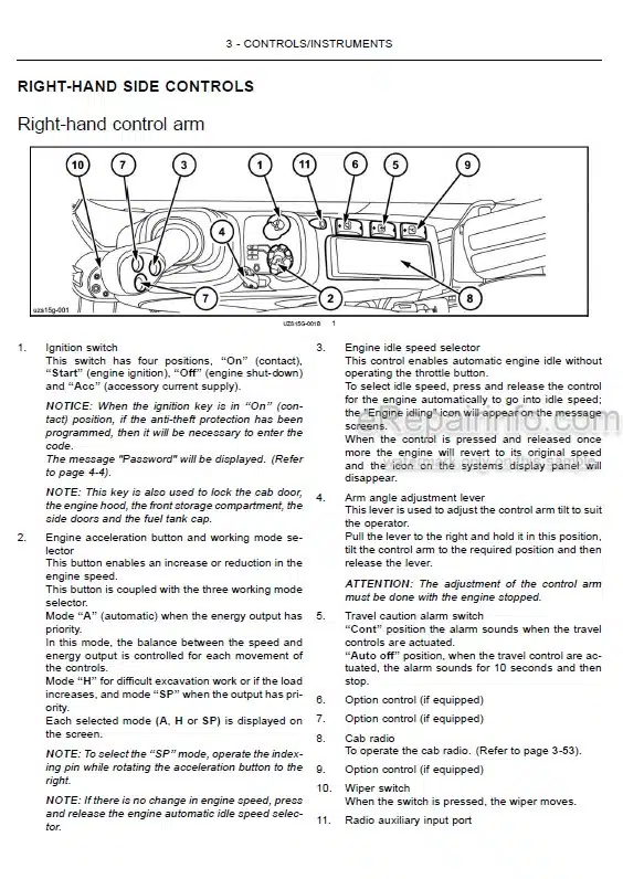 Photo 4 - Case CX130C Tier 4 Operators Manual Crawler Excavator 84604519