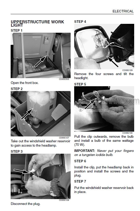 Photo 11 - Case CX130 CX160 Operators Manual Excavator