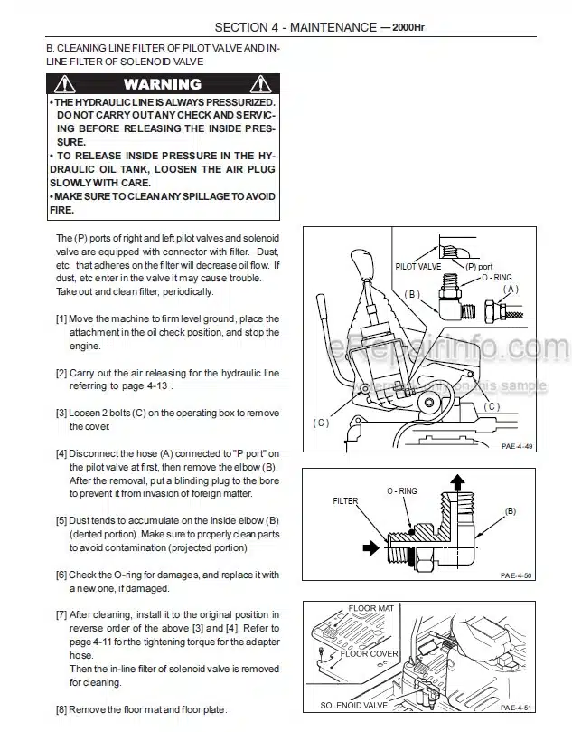 Photo 6 - Case 9060 Operators Manual Excavator 9-23830
