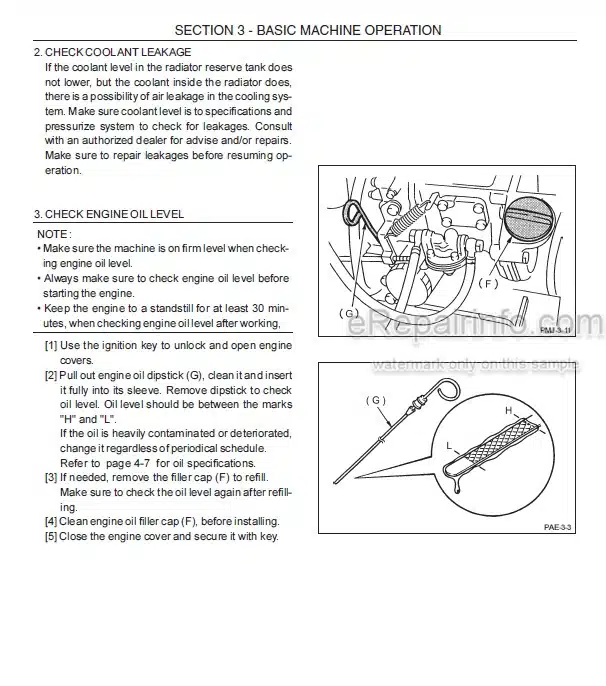 Photo 4 - Case CX14 Operators Manual Mini Excavator 6-37900NA