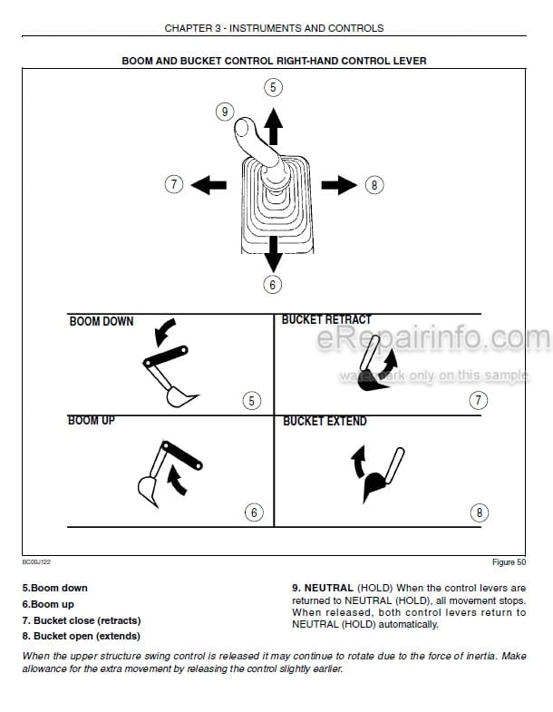 Photo 4 - Case CX210B Operators Manual Crawler Excavator 84538870