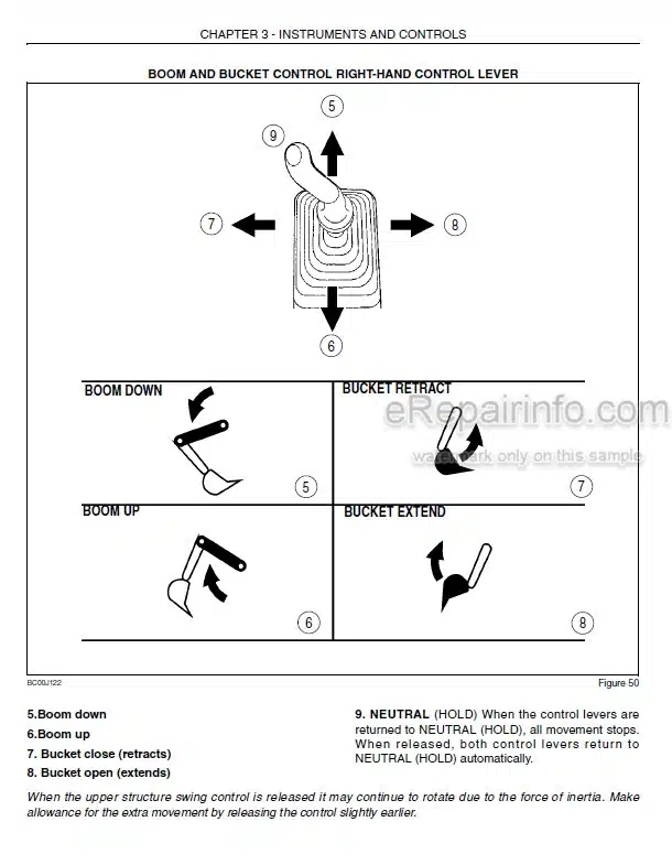 Photo 4 - Case CX210B Operators Manual Crawler Excavator 84538870