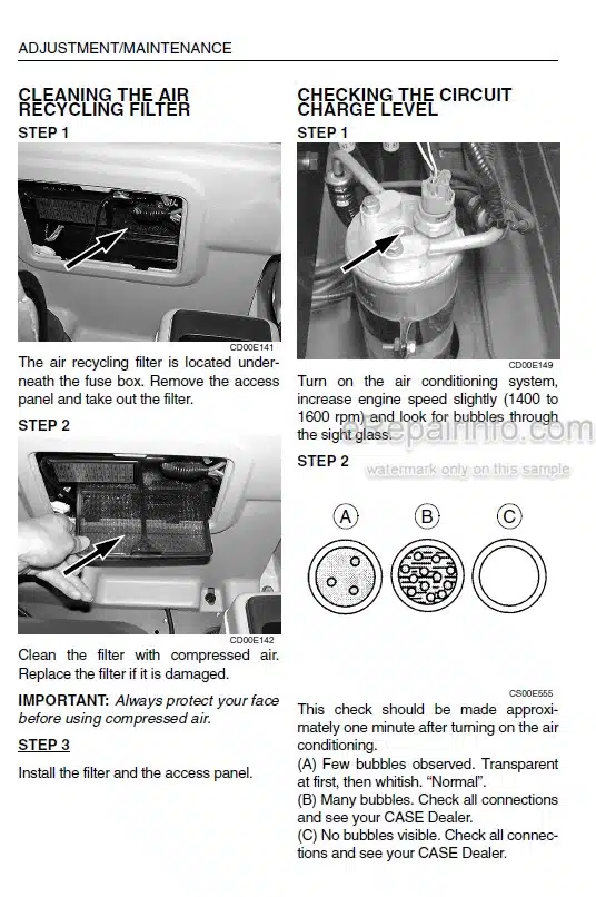 Photo 10 - Case CX210 CX240 Operators Manual Excavator