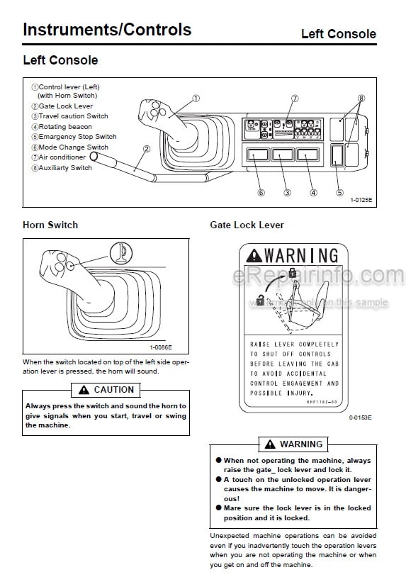 Photo 4 - Case CX225 Tier 3 Operators Manual Excavator 87490340