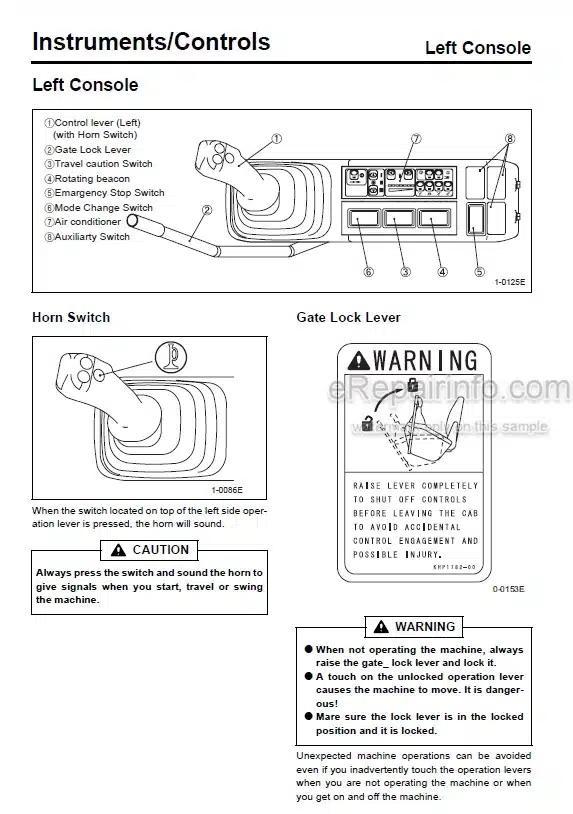 Photo 4 - Case CX225 Tier 3 Operators Manual Excavator 87490340