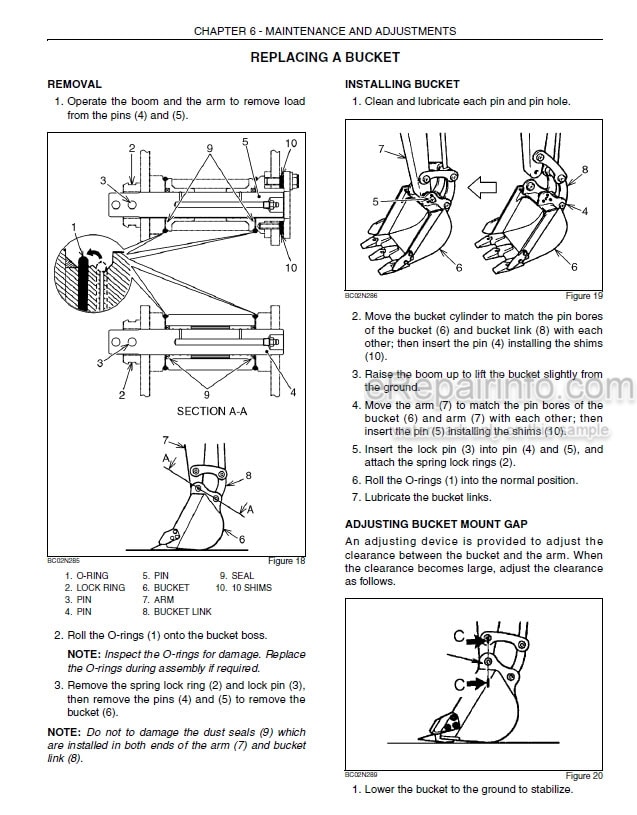 Photo 8 - Case CX31B CX36B Operators Manual Excavator 87458478