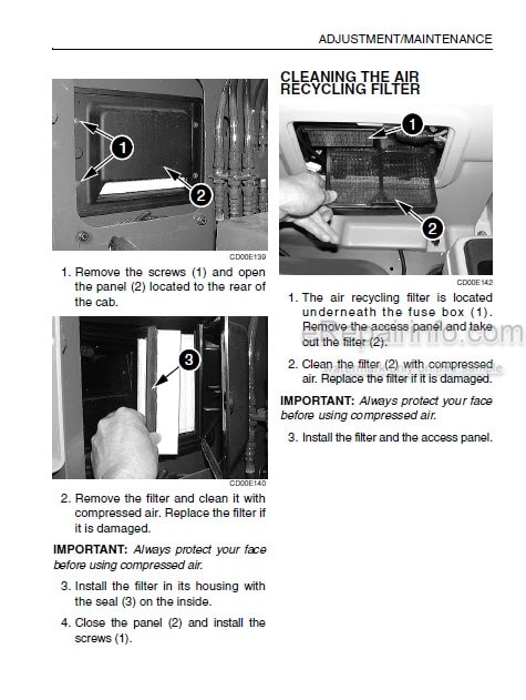 Photo 6 - Case CX330 Operators Manual Excavator