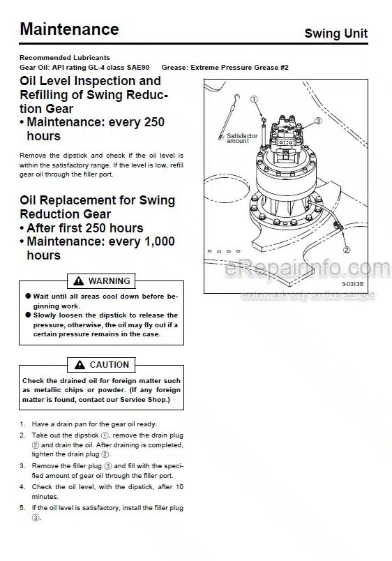 Photo 3 - Case CX350B Tier 3 Operators Manual Excavator 87493801NA