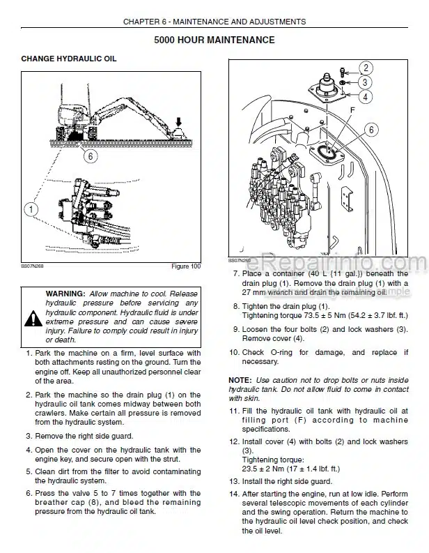 Photo 6 - Case CX31B Tier 4 Operators Manual Crawler Excavator S2PW00035ZE01