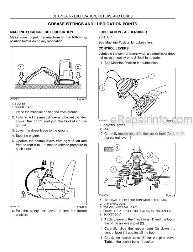 Photo 4 - Case CX47 Operators Manual Mini Excavator 6-37931