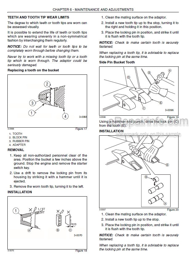 Photo 2 - Case CX75SR Tier 3 Operators Manual Hydraulic Excavator 84301821