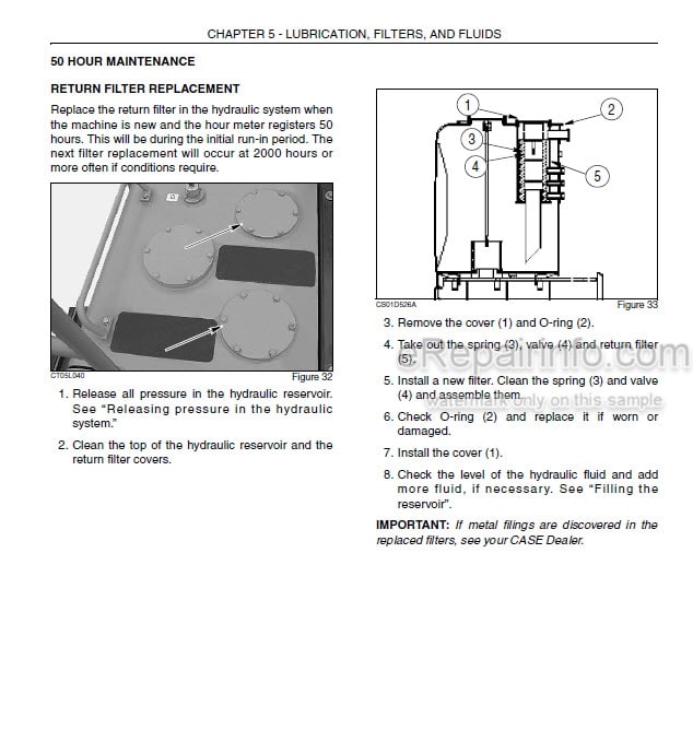 Photo 4 - Case CX800 Tier III Operators Manual Crawler Excavator 87538934