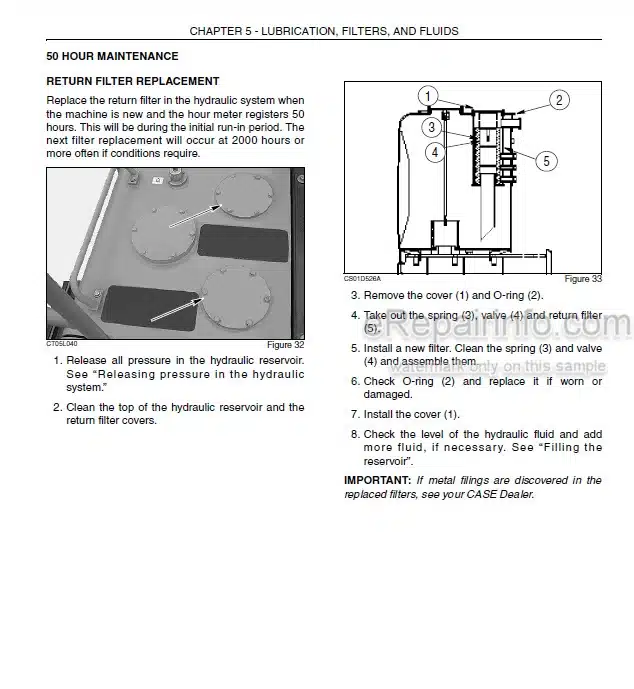 Photo 4 - Case CX800 Tier III Operators Manual Crawler Excavator 87538934