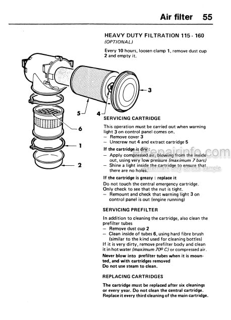 Photo 13 - Case Poclain 60 75 90 115 160 Operators Manual Excavator 9-8670