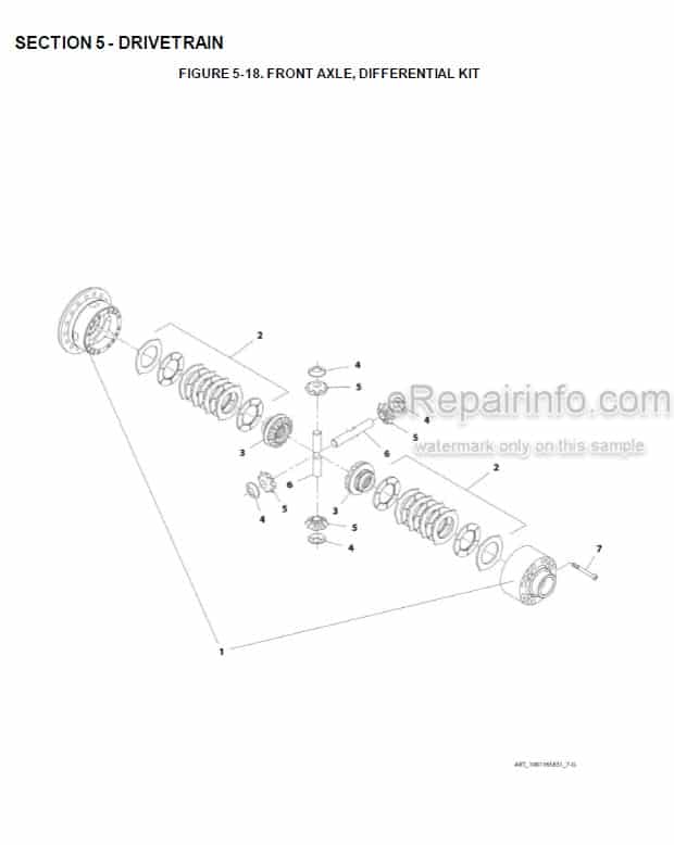 Photo 7 - JLG 1043 Illustrated Parts Manual Telehandler 31211315