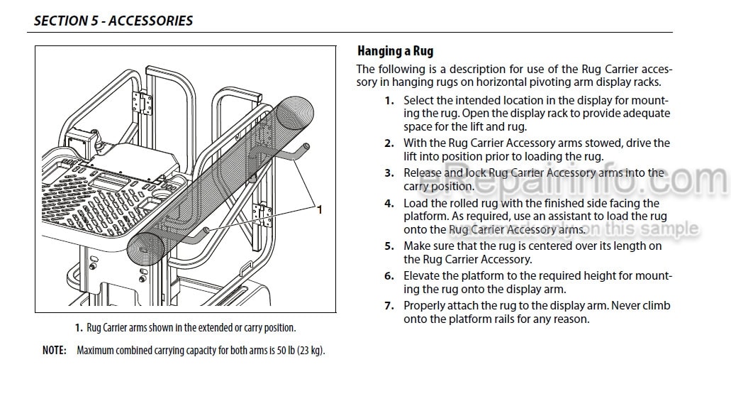 Photo 6 - JLG 10MSP Operation And Safety Manual Vertical Mast