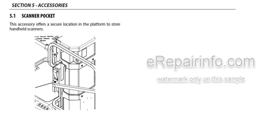 Photo 1 - JLG 10MSP PVC2008 Operation And Safety Manual Vertical Mast