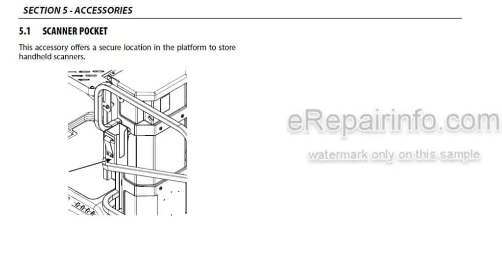 Photo 1 - JLG 10MSP PVC2008 Operation And Safety Manual Vertical Mast