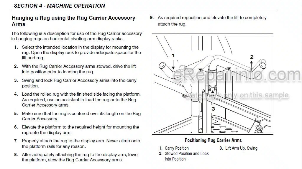 Photo 6 - JLG 12SP 15SP Operation And Safety Manual Vertical Mast