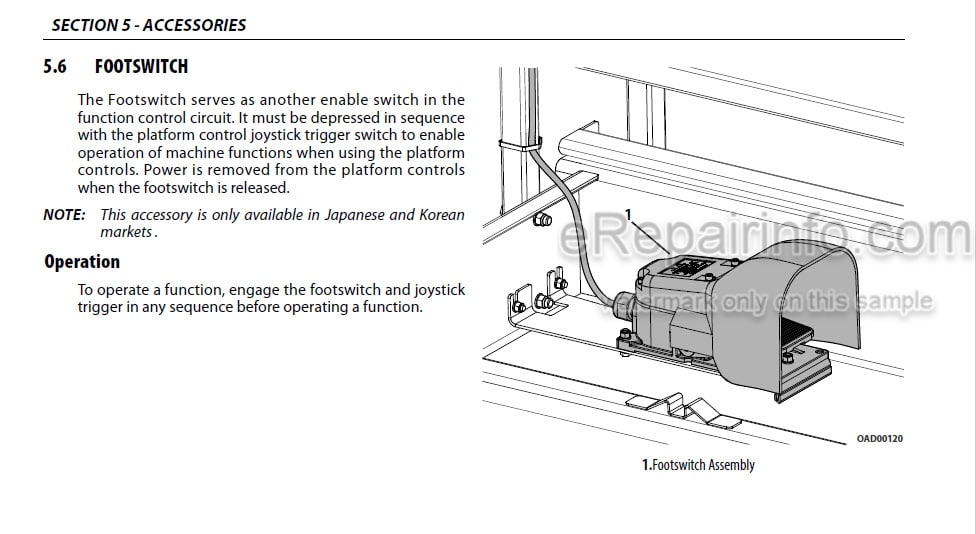 Photo 3 - JLG 1532R 1932R Operation And Safety Manual Scissor Lift