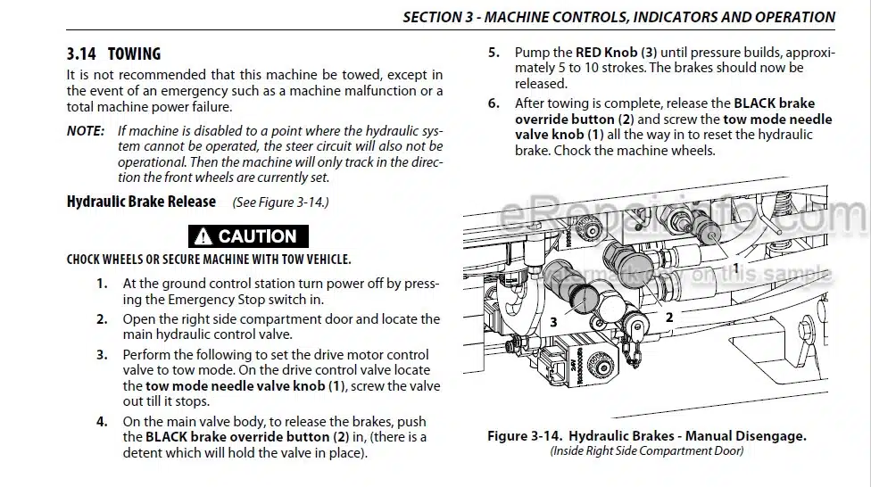 Photo 5 - JLG 1930ES 2030ES 2630ES 2646ES 3246ES Operation And Safety Manual Scissor Lift