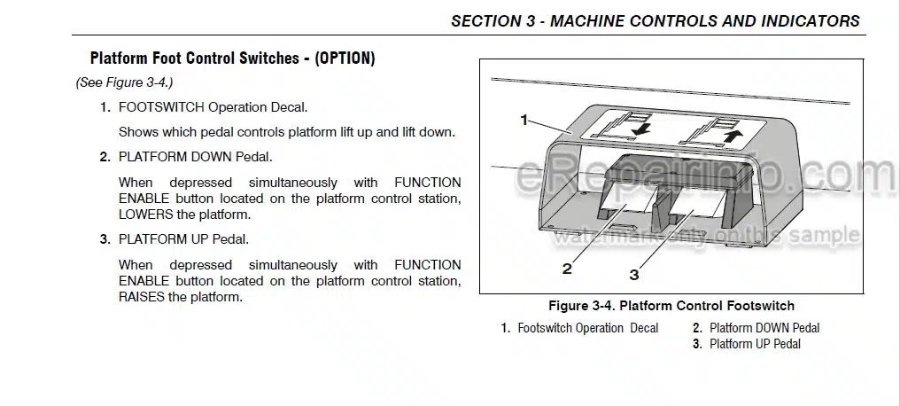 Photo 2 - JLG 15BD 19BD Operation And Safety Manual Vertical Mast 3121153