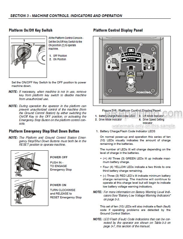 Photo 4 - JLG 15DVL 20DVL 15DVSP 20DVSP Operation And Safety Manual Vertical Mast