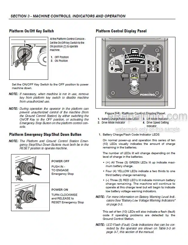 Photo 4 - JLG 15DVL 20DVL 15DVSP 20DVSP Operation And Safety Manual Vertical Mast