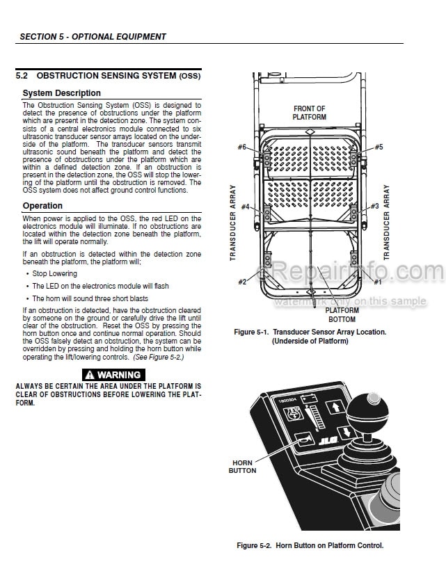 Photo 4 - JLG 15VPSP Operators And Safety Manual Vertical Mast 3120796