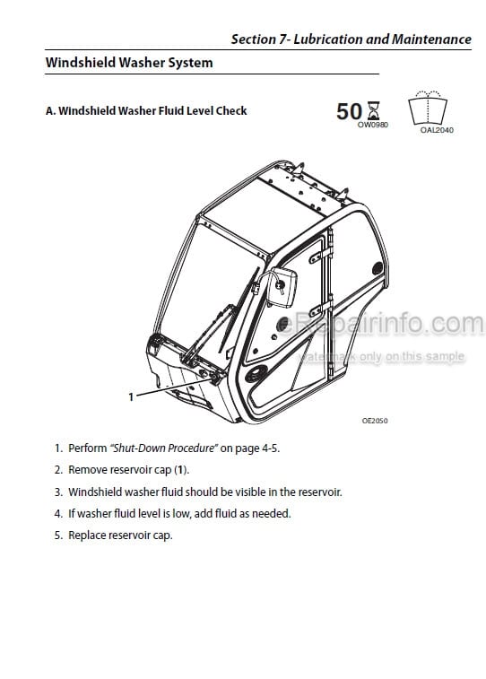 Photo 6 - JLG 1644 1732 7013H 8010H PVC1911 2005 Operation And Safety Manual Telehandler 31211377