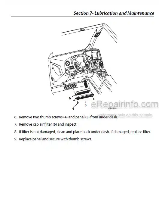 Photo 3 - JLG 1644 7013H 1732 8010H PVC1911 2005 Operation And Safety Manual Telehandler 31211377