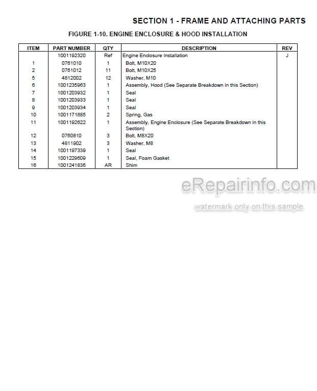 Photo 4 - JLG 1644 PVC1911 2005 Illustrated Parts Manual Telehandler 31211379
