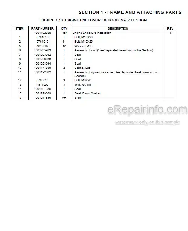 Photo 4 - JLG 1644 PVC1911 2005 Illustrated Parts Manual Telehandler 31211379